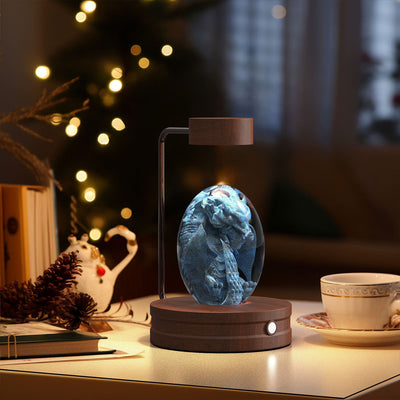 Crystal Ball Cosmic Dinosaur Indoor Night Light USB Power Warm Bedside Light Birthday Gift Night Lamp AekCraft