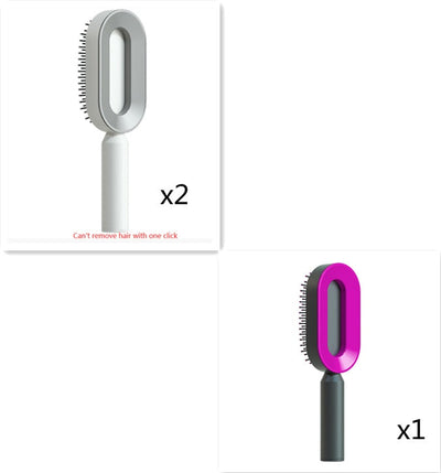 Self-Cleaning Hairbrush for Women AekCraft