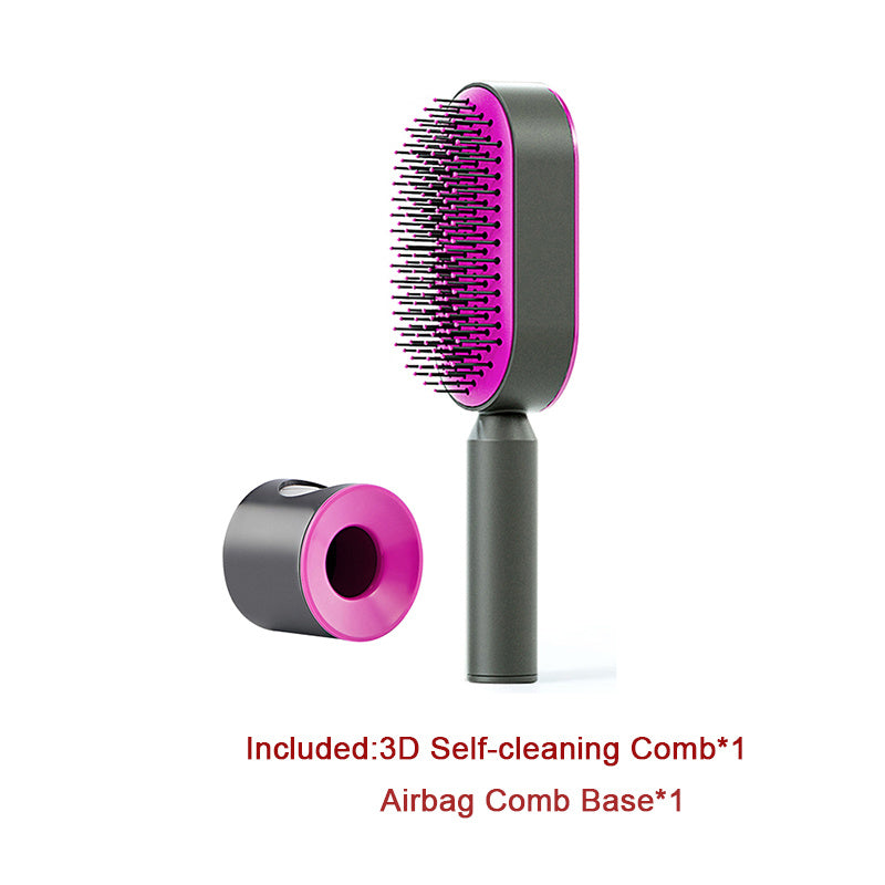 Self-Cleaning Hairbrush for Women AekCraft