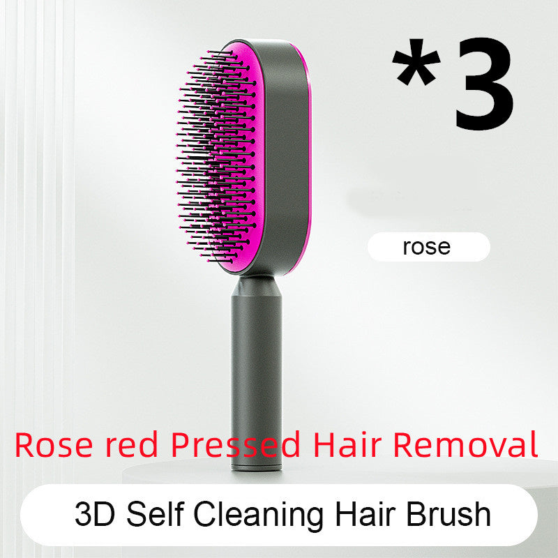 Self-Cleaning Hairbrush for Women AekCraft