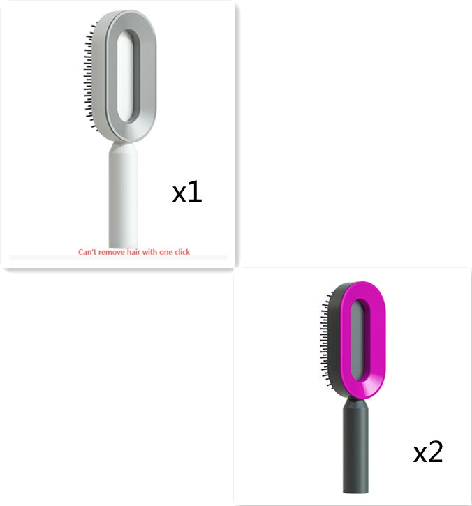 Self-Cleaning Hairbrush for Women AekCraft
