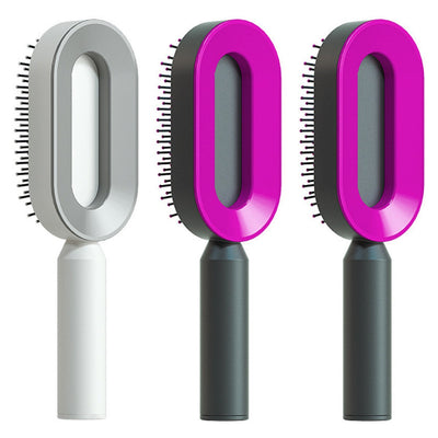 Self-Cleaning Hairbrush for Women AekCraft