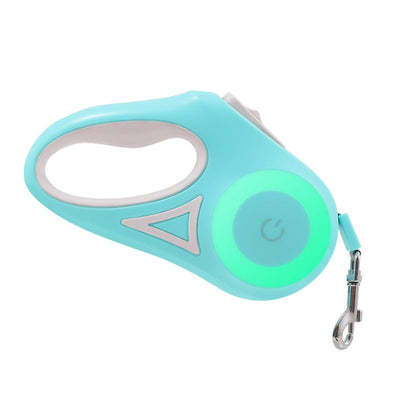 Dog Leash Retractable Leash And Dog Collar Spotlight Automatic Pet Dog Cat Traction Rope For Small Medium Dogs Pet Product AekCraft