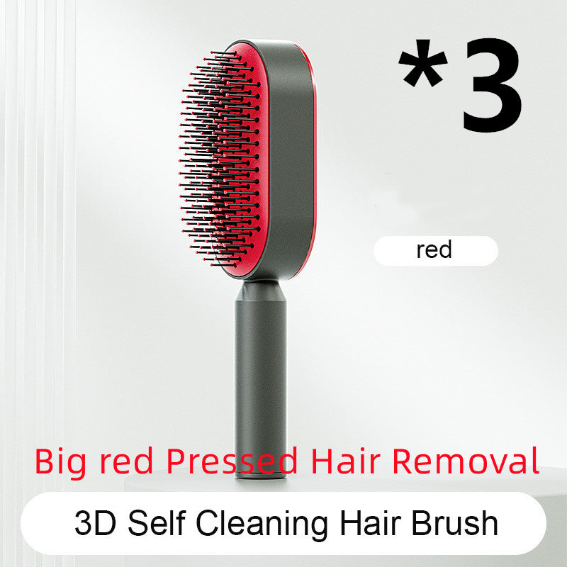 Self-Cleaning Hairbrush for Women AekCraft