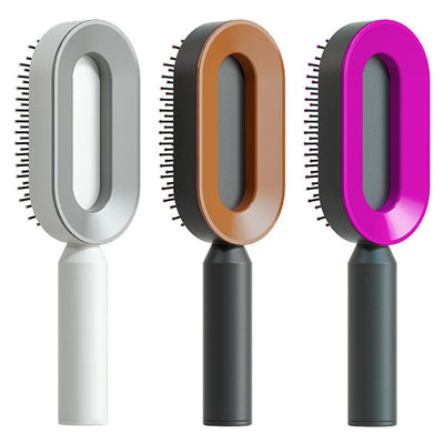 Self-Cleaning Hairbrush for Women AekCraft