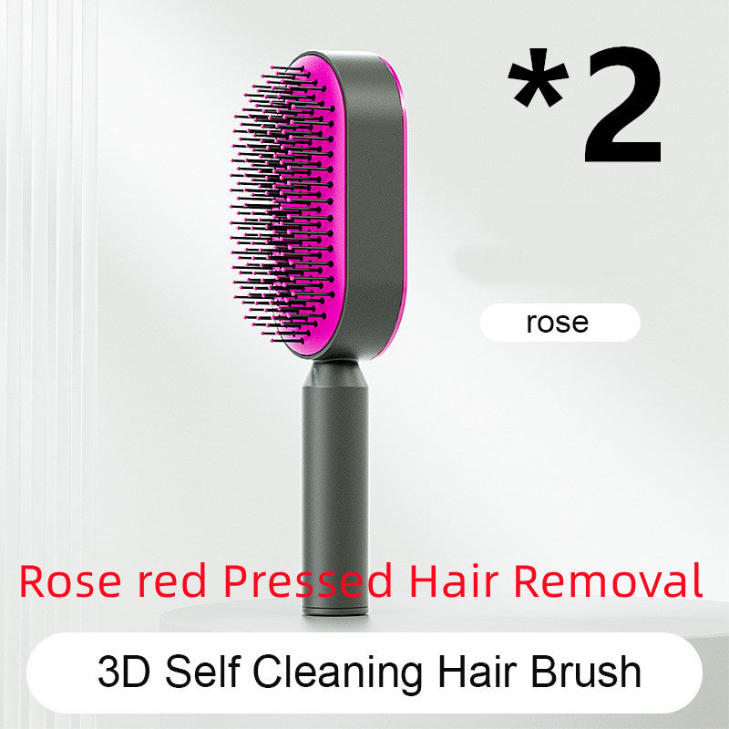 Self-Cleaning Hairbrush for Women AekCraft