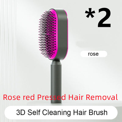 Self-Cleaning Hairbrush for Women AekCraft