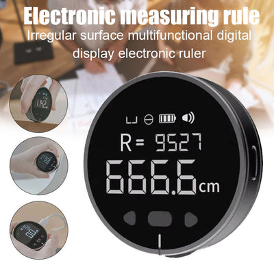 Distance Measuring Instrument Electronic Measuring Ruler Tape Measure High Definition Digital LCD High Precision Electronic Measuring Ruler Tool AekCraft