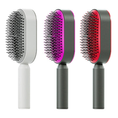 Self-Cleaning Hairbrush for Women AekCraft