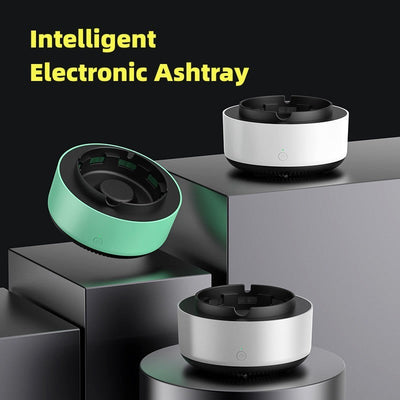 Smoke Removal Air Purification Ashtray Anion Purification Practical Automatic Purifier Ashtray Portable Gadgets For Car Ashtray AekCraft