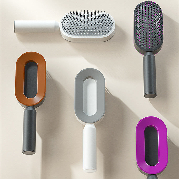 Self-Cleaning Hairbrush for Women AekCraft