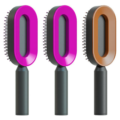 Self-Cleaning Hairbrush for Women AekCraft