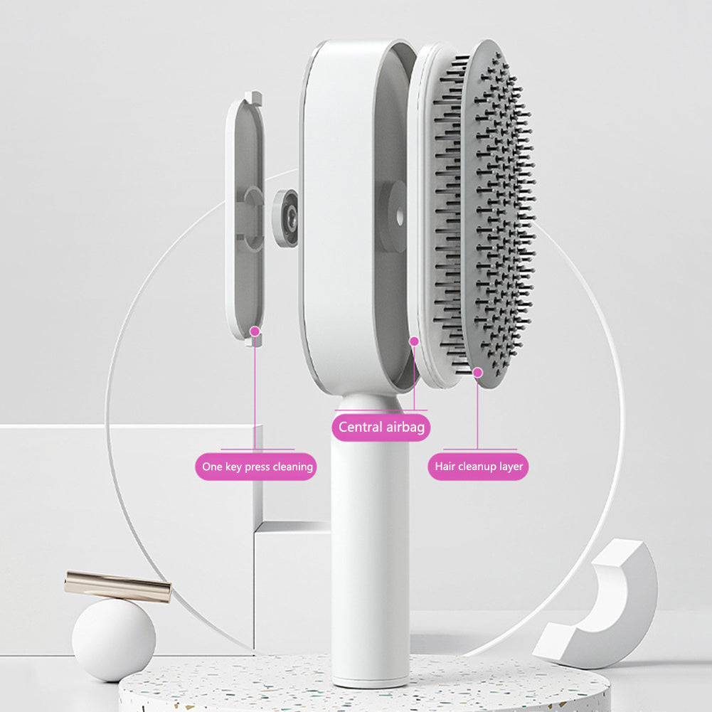Self-Cleaning Hairbrush for Women AekCraft