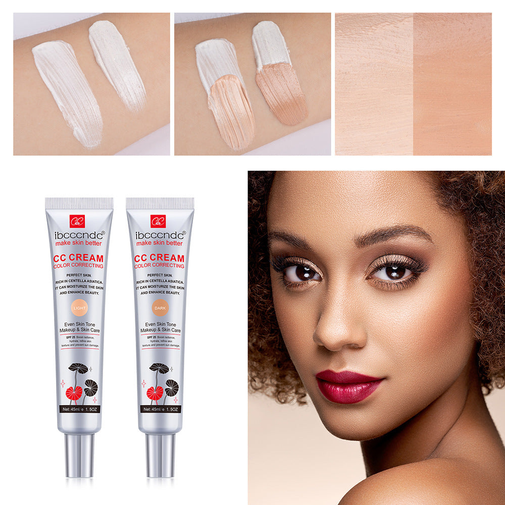 Moisturizing Correcting CC Cream Waterproof Anti-sweat Makeup Before Concealer Lasting Women Makeup Protect Skin Erborian Make AekCraft