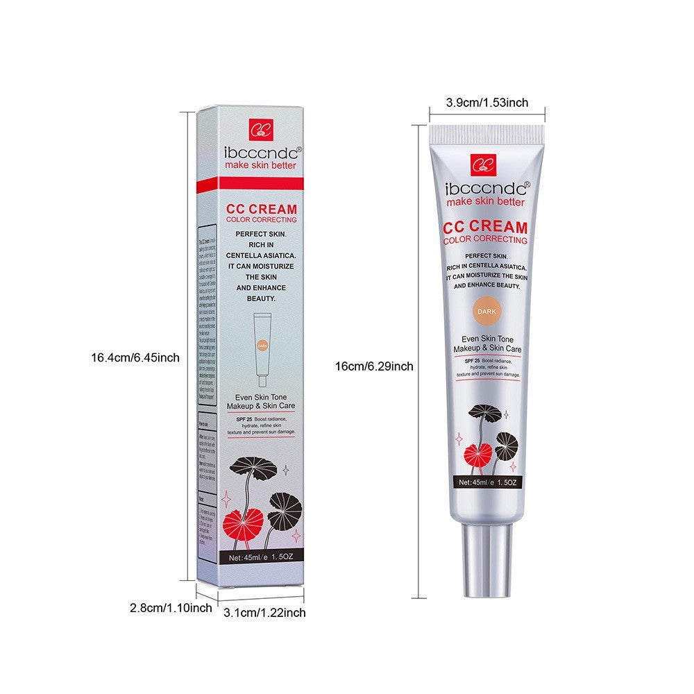 Moisturizing Correcting CC Cream Waterproof Anti-sweat Makeup Before Concealer Lasting Women Makeup Protect Skin Erborian Make AekCraft