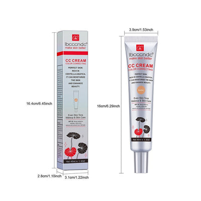 Moisturizing Correcting CC Cream Waterproof Anti-sweat Makeup Before Concealer Lasting Women Makeup Protect Skin Erborian Make AekCraft