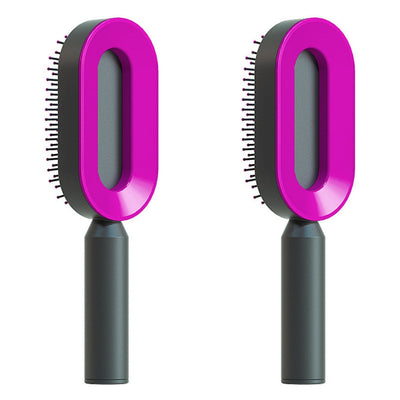 Self-Cleaning Hairbrush for Women AekCraft