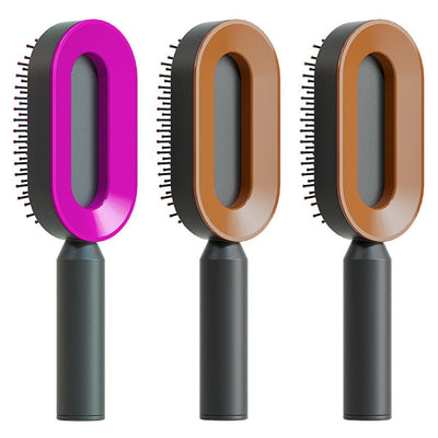 Self-Cleaning Hairbrush for Women AekCraft