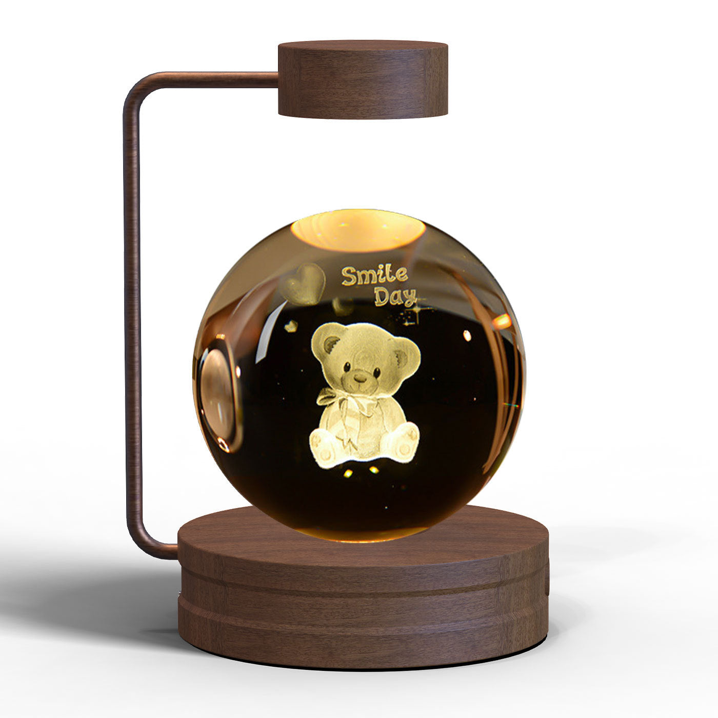 Crystal Ball Cosmic Dinosaur Indoor Night Light USB Power Warm Bedside Light Birthday Gift Night Lamp AekCraft