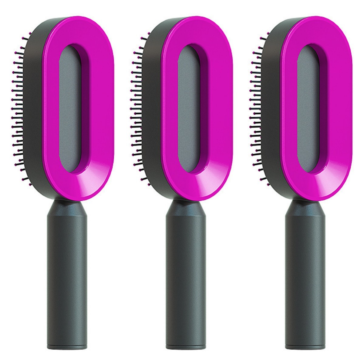 Self-Cleaning Hairbrush for Women AekCraft