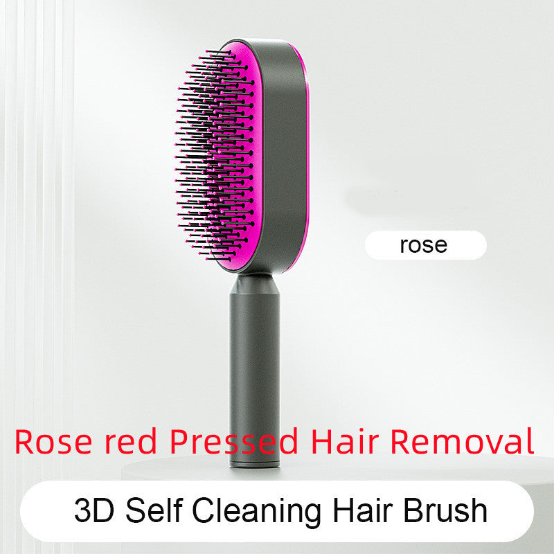 Self-Cleaning Hairbrush for Women AekCraft