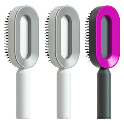Self-Cleaning Hairbrush for Women AekCraft