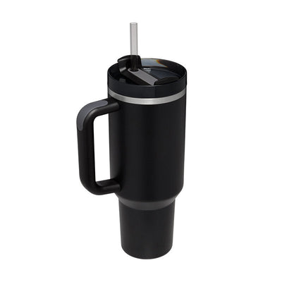 40 Oz Tumbler With Handle Straw Insulated, Stainless Steel Spill Proof Vacuum Coffee Cup Tumbler With Lid Tapered Mug Gifts For Valentine Lover Suitable For Car Gym Office Travel AekCraft