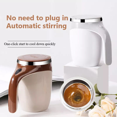 Rechargeable Model Automatic Stirring Cup Coffee Cup High Value Electric Stirring Cup Lazy Milkshake Rotating Magnetic Water Cup AekCraft