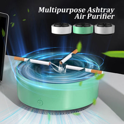 Smoke Removal Air Purification Ashtray Anion Purification Practical Automatic Purifier Ashtray Portable Gadgets For Car Ashtray AekCraft